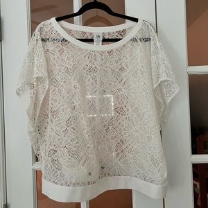 CAbi, lace xl shirt